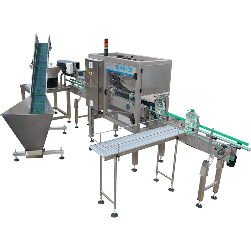 Applicator Machine Dpwh Handle applicator machines in PET/HDPE bottles. AND&OR