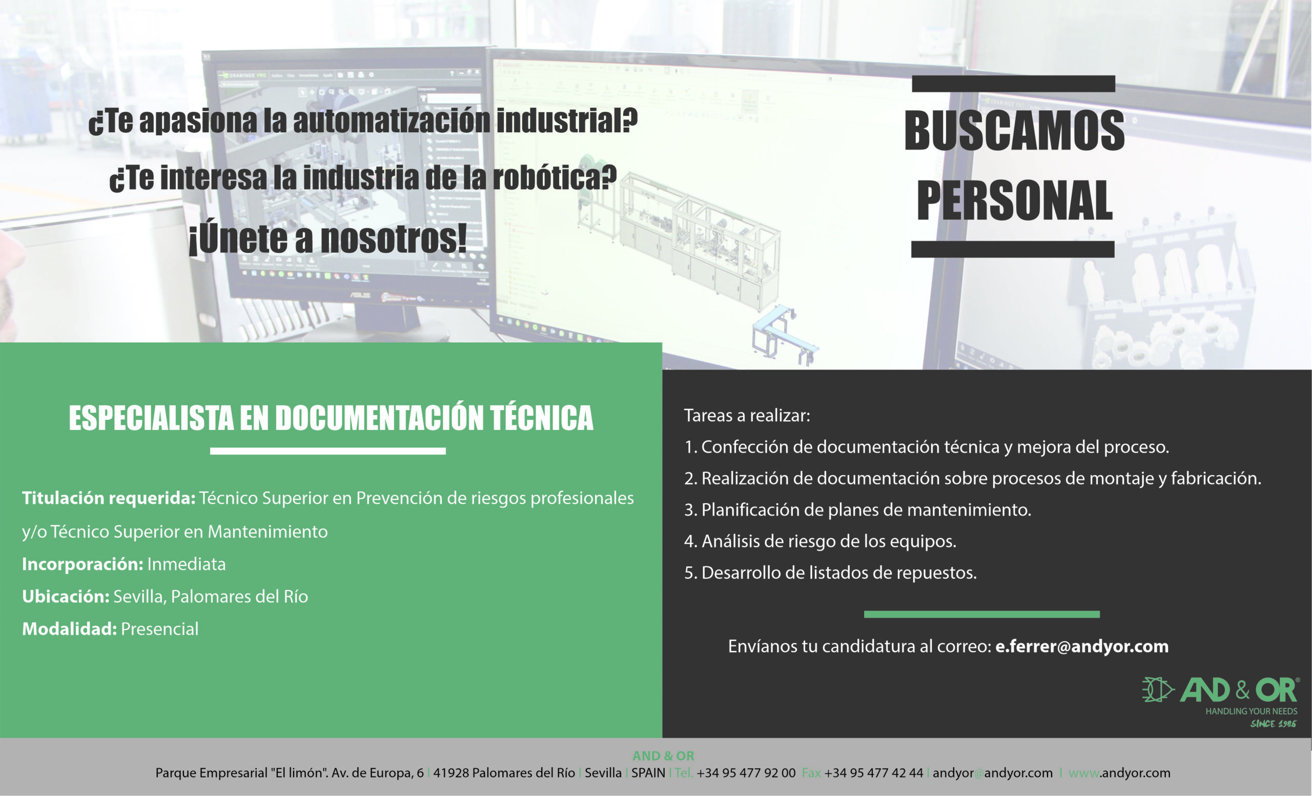 ESPECIALISTA EN DOCUMENTACIÓN TÉCNICA